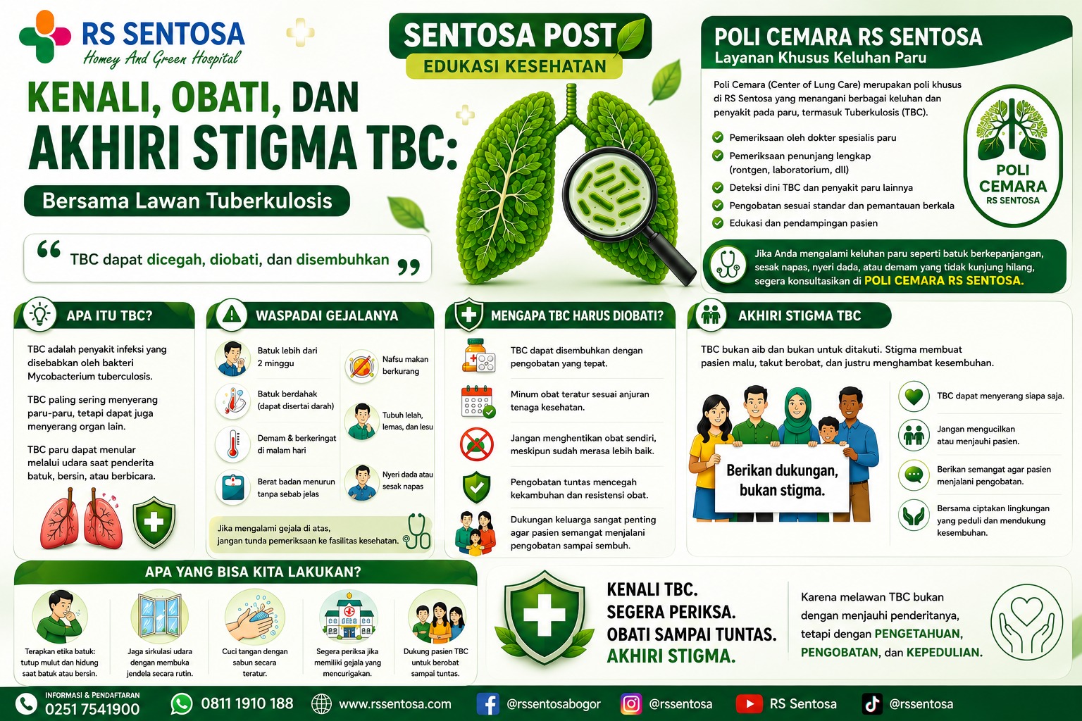 Kenali, Obati, dan Akhiri Stigma TBC: Bersama Lawan Tuberkulosis